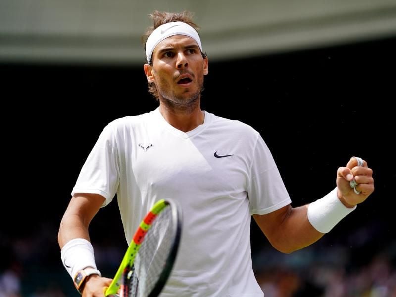 Setzte sich erwartungsgemäß gegen den Portugiesen Joao Sousa durch: Rafael Nadal. Foto: Adam Davy/PA Wire
