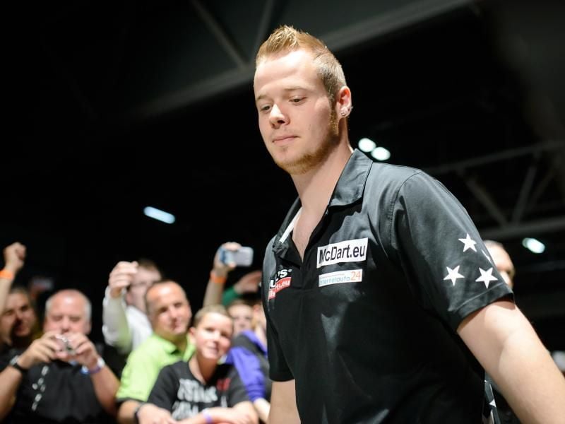 Max Hopp ist bei der Darts-WM mit von der Partie. Foto: Thomas Eisenhuth