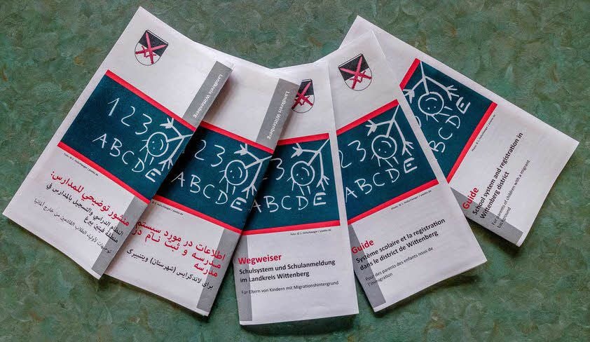 Bücher zur Unterstützung der Sprachförderung.