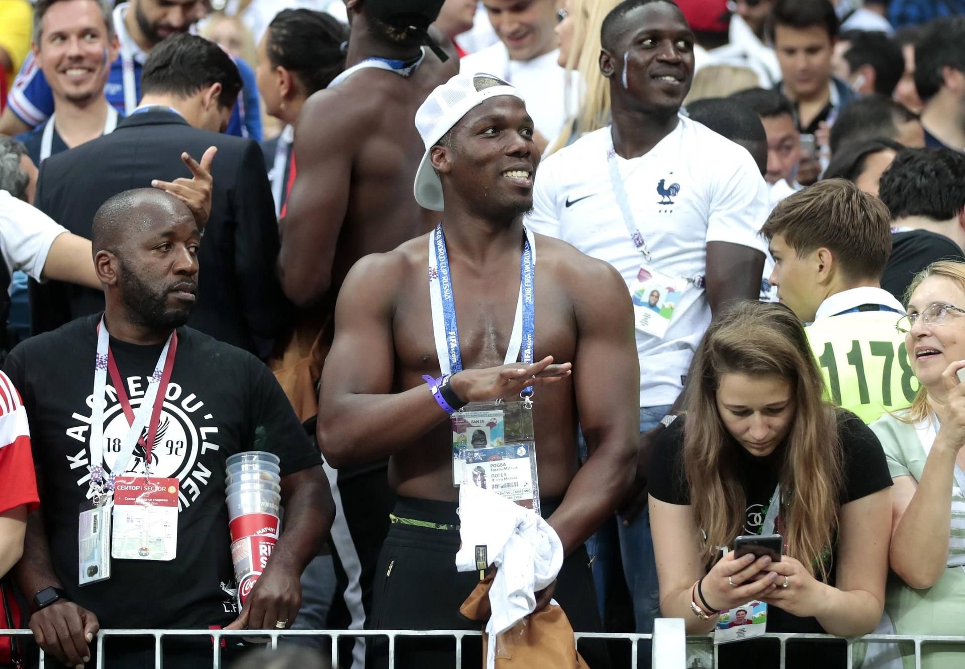 Mathias Pogba, hier als Fan der französischen Mannschaft bei der WM 2018 in Russland.