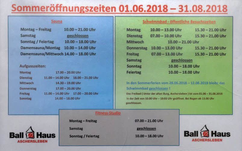 Am Sonnabend vorübergehend geschlossen.