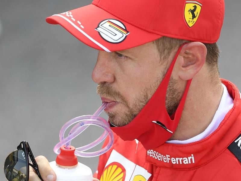 Muss bei Ferrari am Saisonende gehen: Sebastian Vettel. Foto: Josep Lago/Pool AFP/dpa