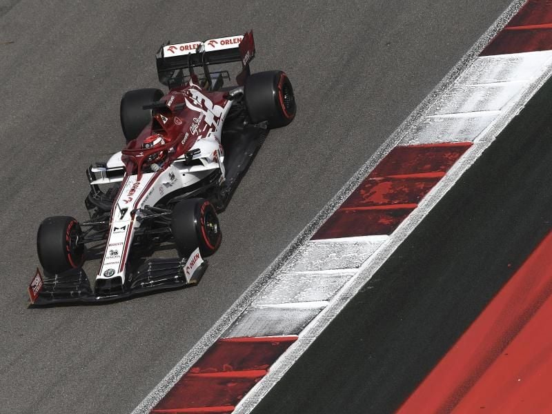 Kimi Räikkönen stellte den Formel-1-Rekord für die meisten Grand-Prix-Starts ein. Foto: Kirill Kudryavtsev/Pool AFP/AP/dpa
