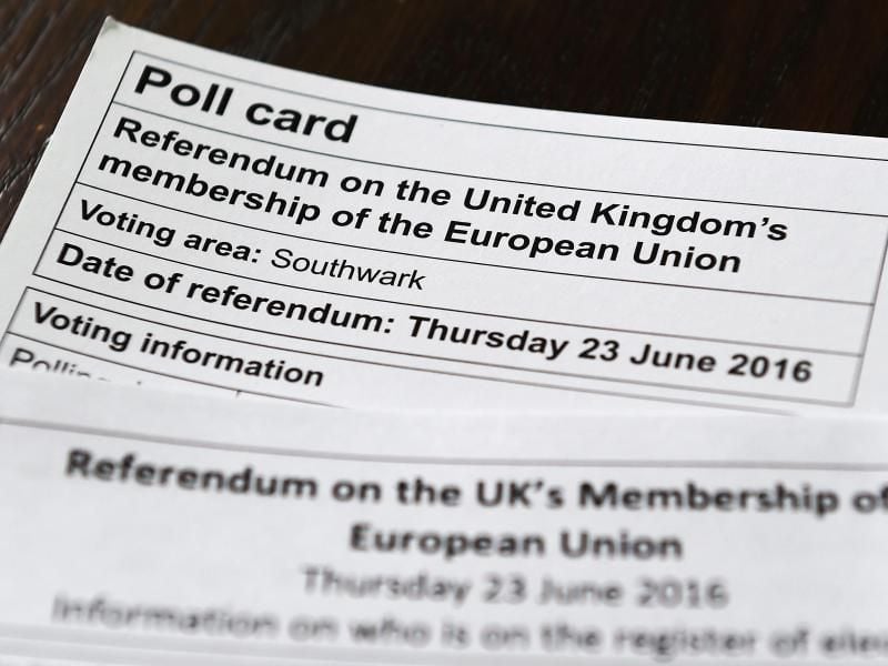Stimmzettel für die Abstimmung Großbritanniens in der EU: Ein zweites Referendum wird derzeit von einer Mehrheit der Briten abgelehnt. Foto: Andy Rain