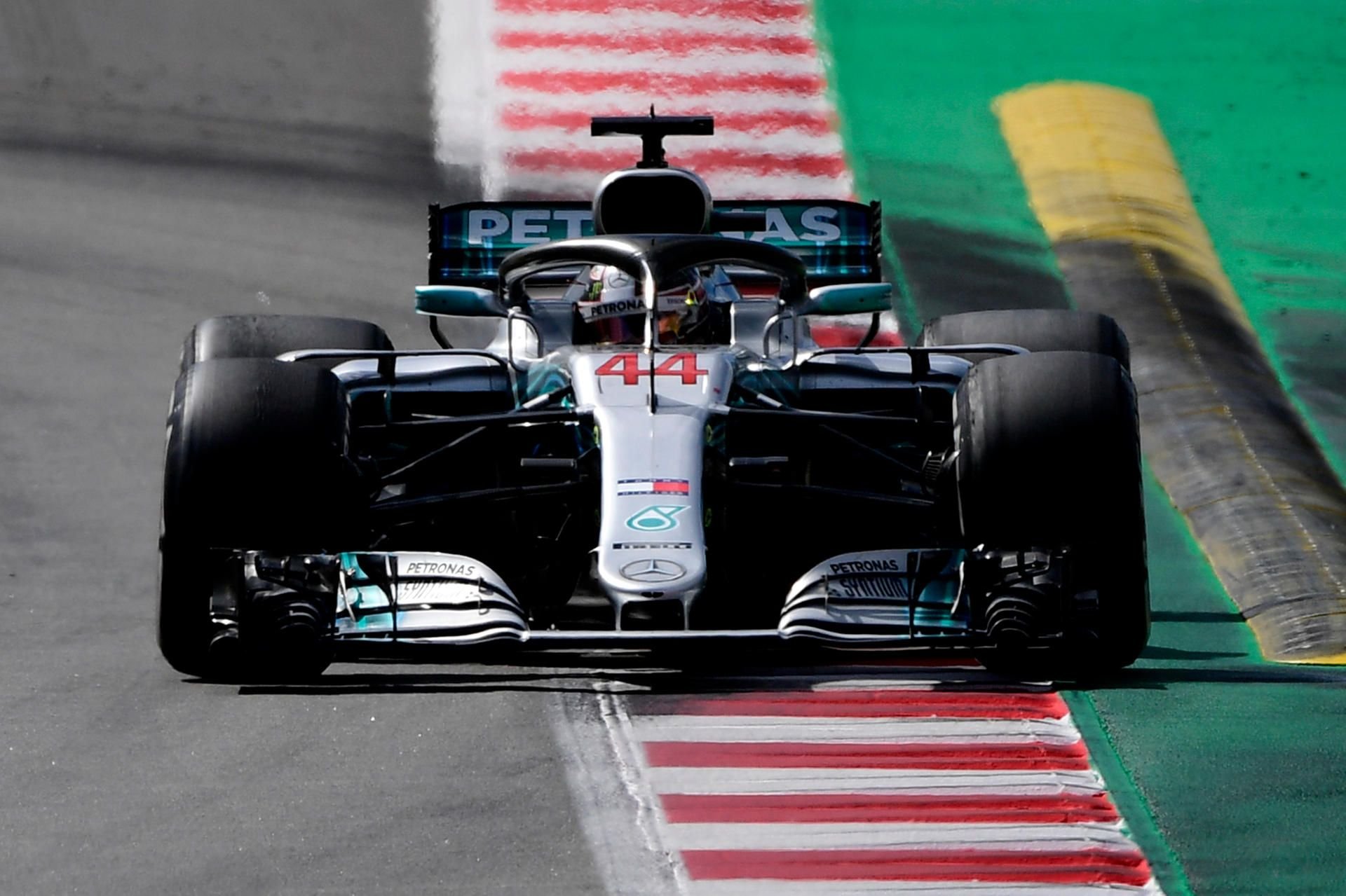 Lewis Hamilton im Mercedes