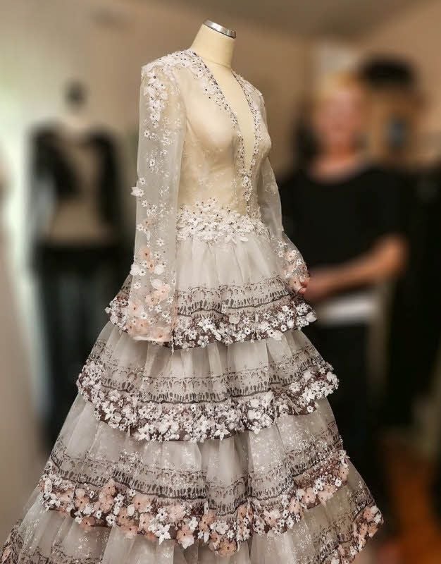 Mit diesem Kleid gewann Müller im Vorjahr den dritten Preis.