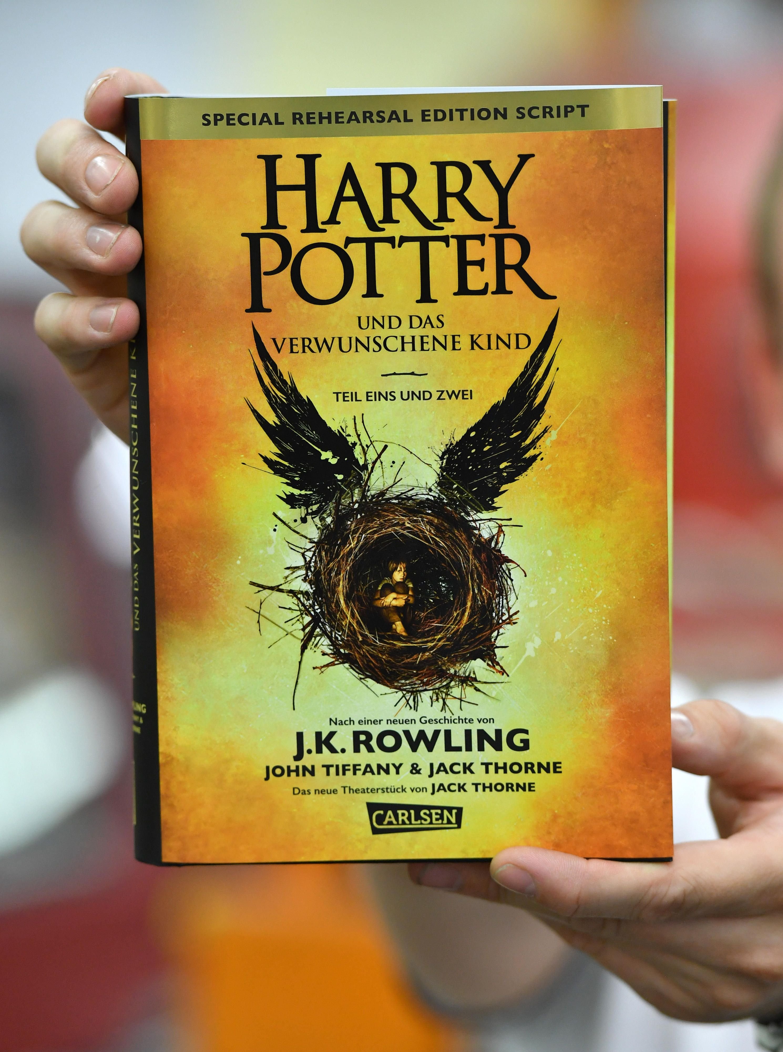 Das Buch "Harry Potter und das verwunschene Kind" ist in der Bitterfelder Buchhandlung Krommer ab Samstag erhältlich.