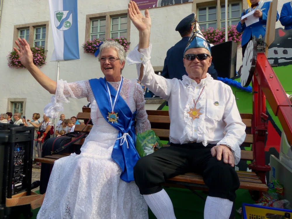 Das Prinzenpaar von 1988: Heike und Gerold Lehker.
