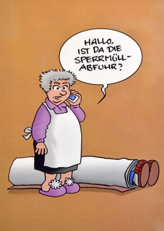 Das Lachen bleibt im Halse stecken ...