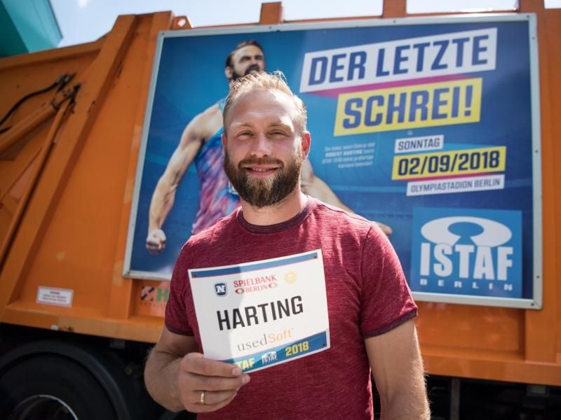 Diskus-Olympiasieger Robert Harting will die EM-Norm knacken. Foto: Bernd von Jutrczenka