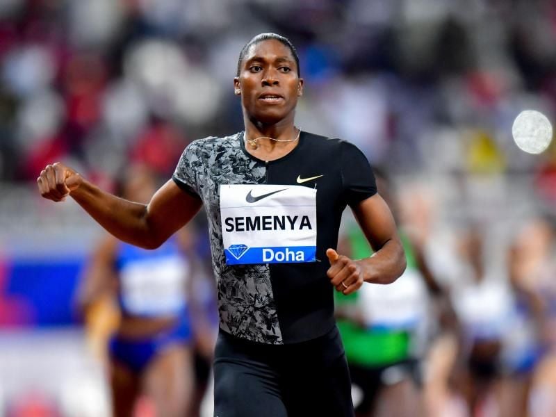 Caster Semenya hat das 800-Meter-Rennen in Stanford gewonnen. Foto: Nikku