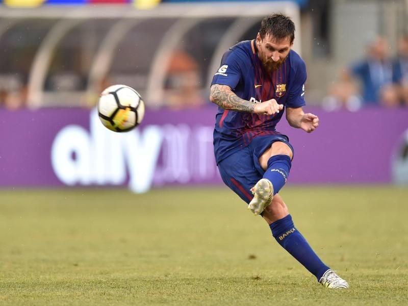 Ist mit dem FC Barcelona im Supercup gegen Real Madrid gefordert: Lionel Messi. Foto: Brooks Von Arx