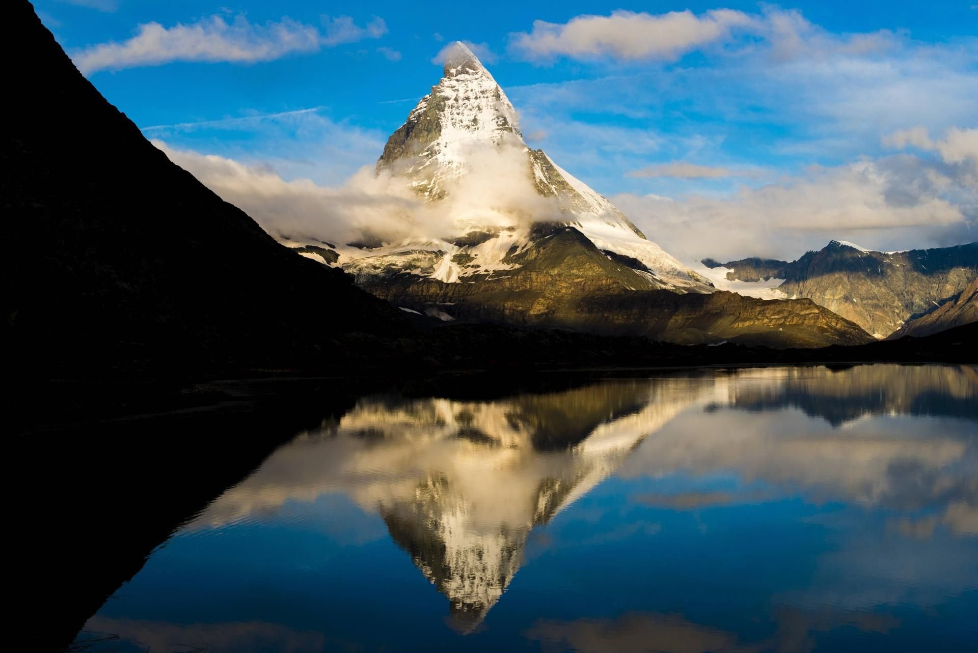 Blick auf das Matterhorn in er Schweiz.