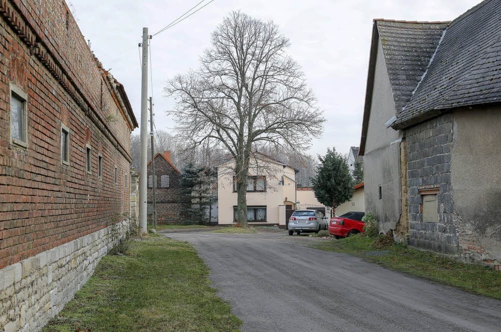 Die meisten in Ellerbach wohnen an dieser Sackgasse.