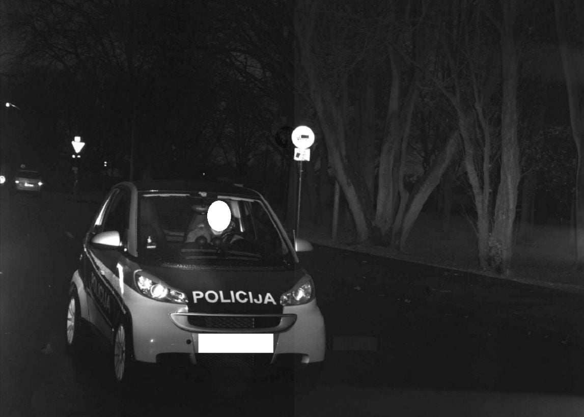 Hier war der „Kollege“ zu schnell für die Polizei.