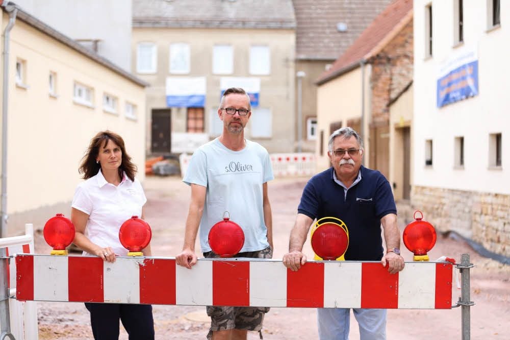 Gabi Schirpke, Torsten Lippold und Hans-Jürgen Ahrendt zählen zu den Gründungsmitgliedern der Bürgerinitiative „Straße“