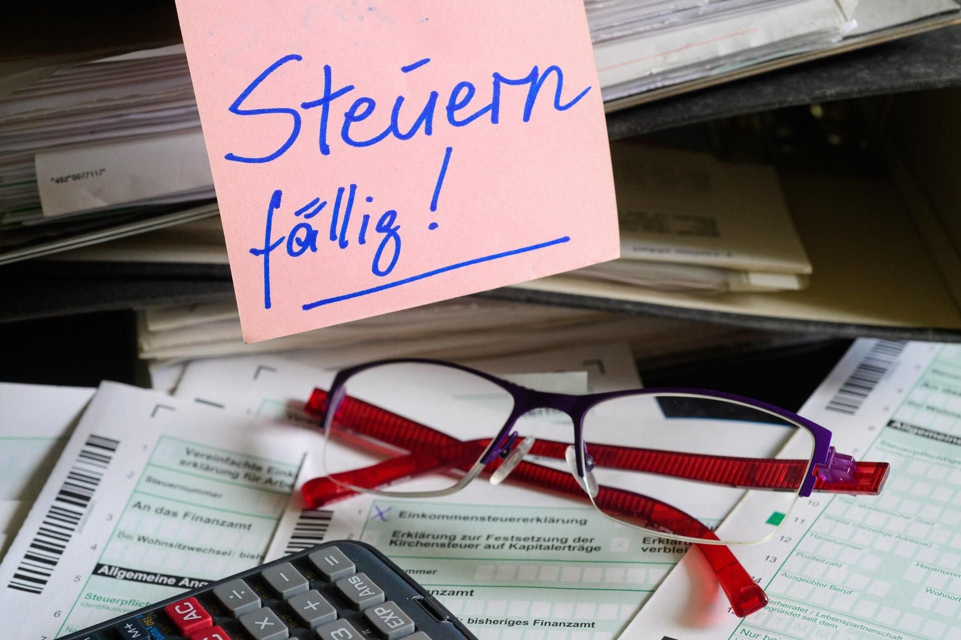 An die Steuererklärung sollte stets gedacht werden.