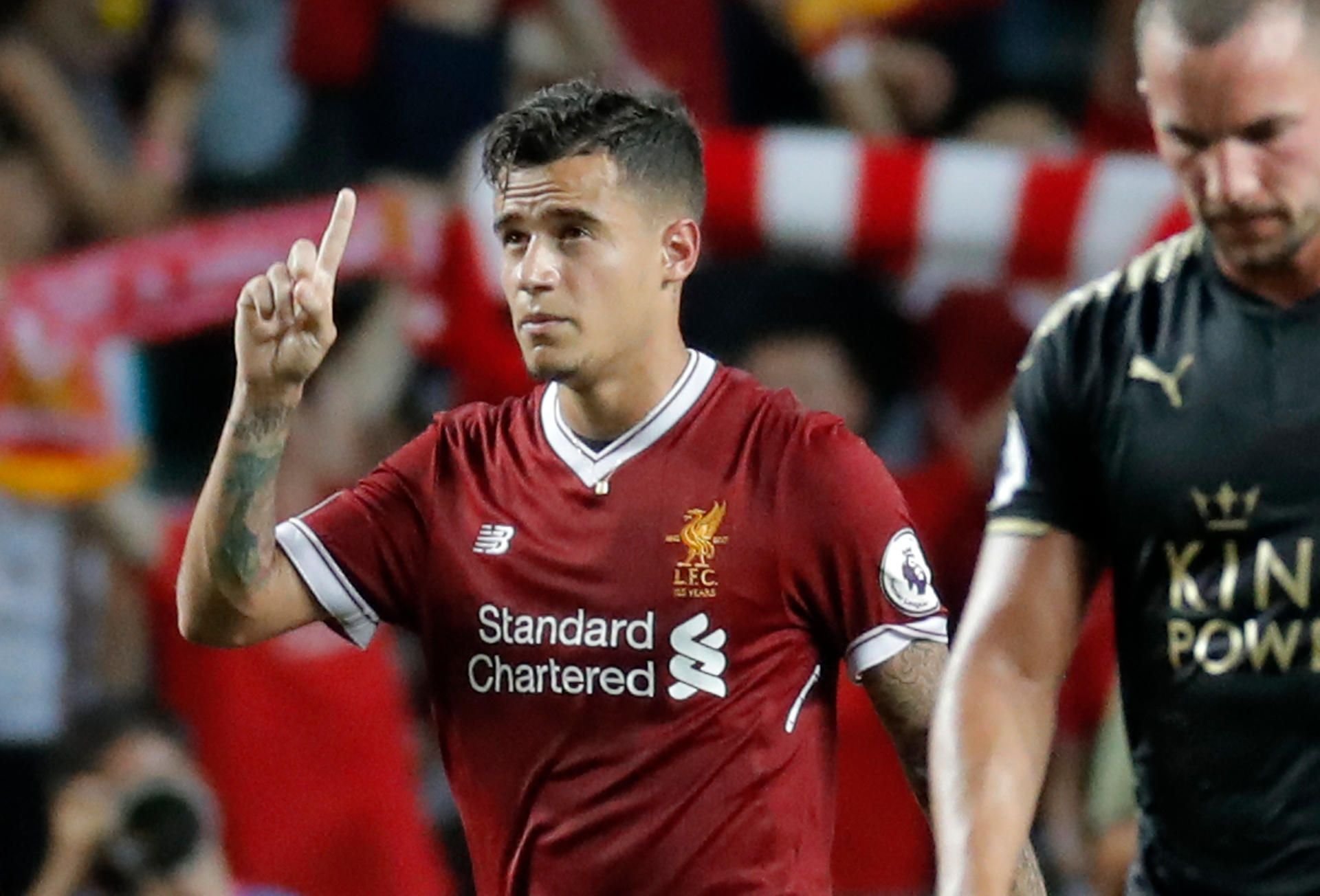 Philippe Coutinho im Dress des FC Liverpool.