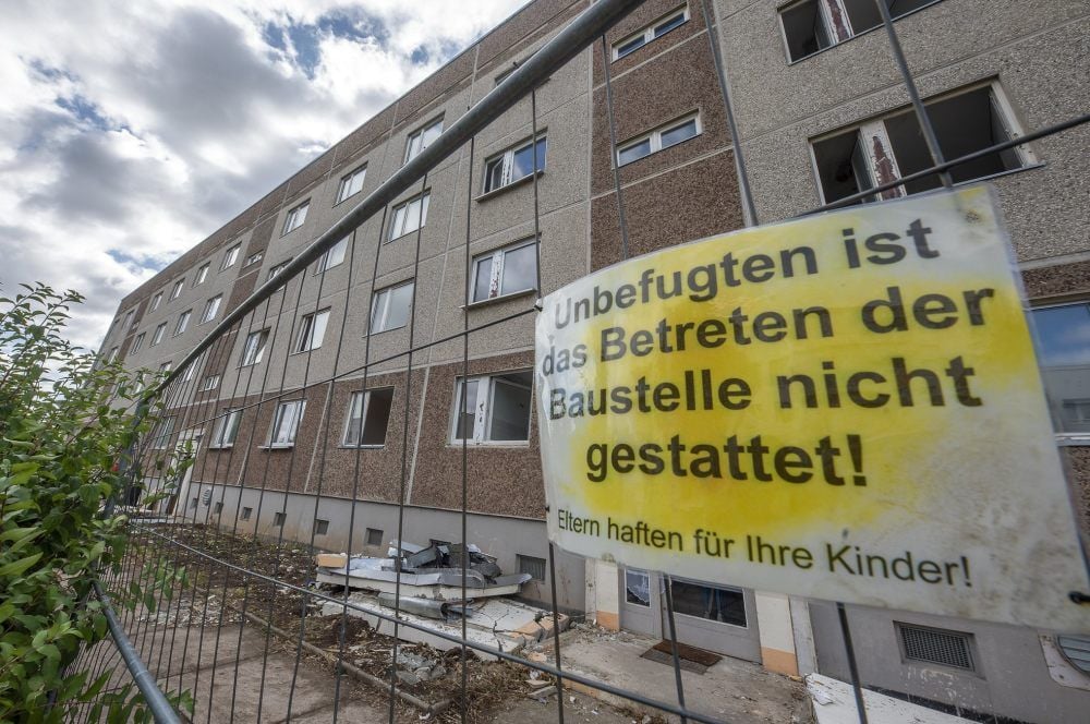 Der Wohnblock am Pestalozziring 31 bekommt eine „Totalsanierung“: Beinahe alles wird erneuert.