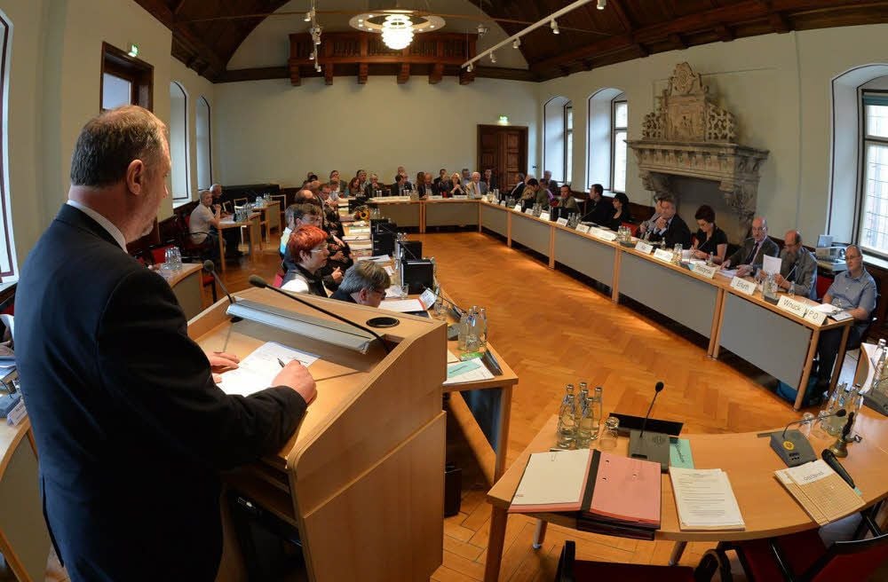 Sitzung des Stadtrates in Aschersleben