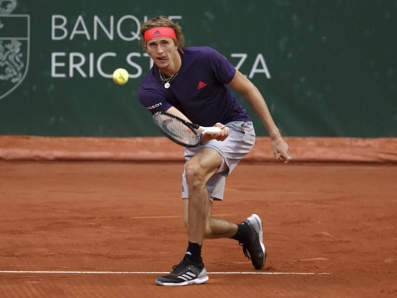 Muss sich harte Kritk von Tennislegende Boris Becker anhören: Alexander Zverev. Foto: Salvatore Di Nolfi/KEYSTONE