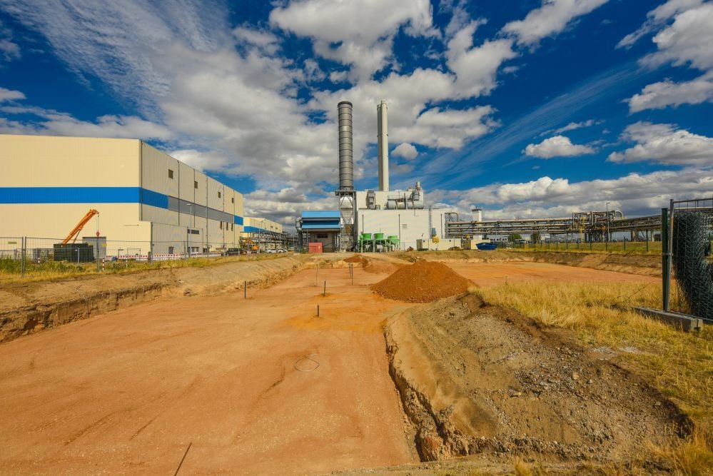An das bereits bestehende Leunaer Kraftwerk im Werkteil 2 soll eine Erweiterung gebaut werden.