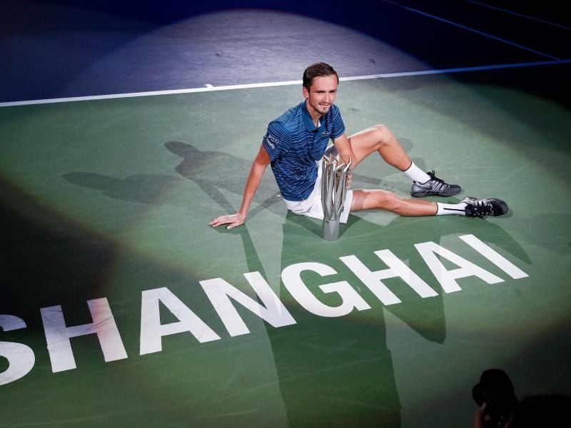 Vorjahressieger Daniil Medwedew wird seinen Titel in Shanghai in diesem Jahr nicht verteidigen können. Foto: Andy Wong/AP/dpa