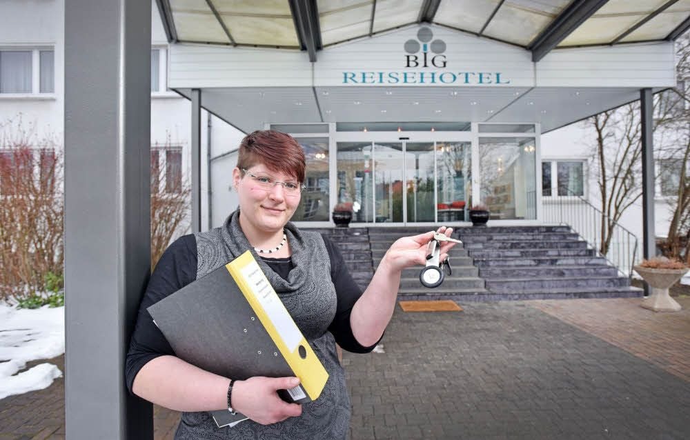 Stefanie Deuse hält seit September die Schlüssel des Big-Hotels in der Hand.