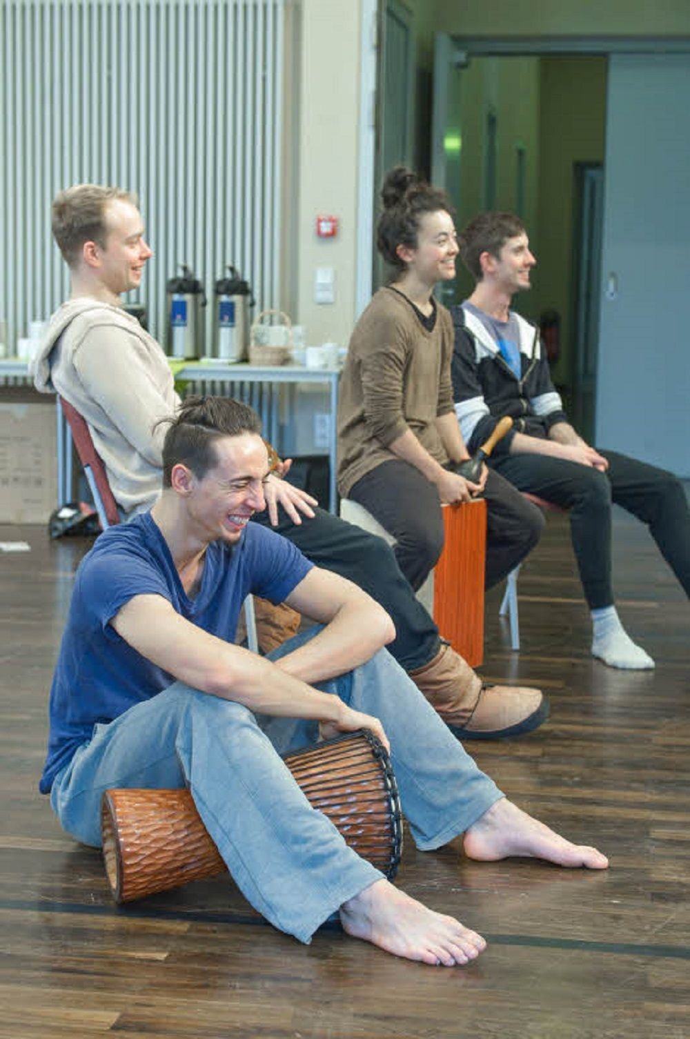 Fabian Galouye muss einfach lachen.