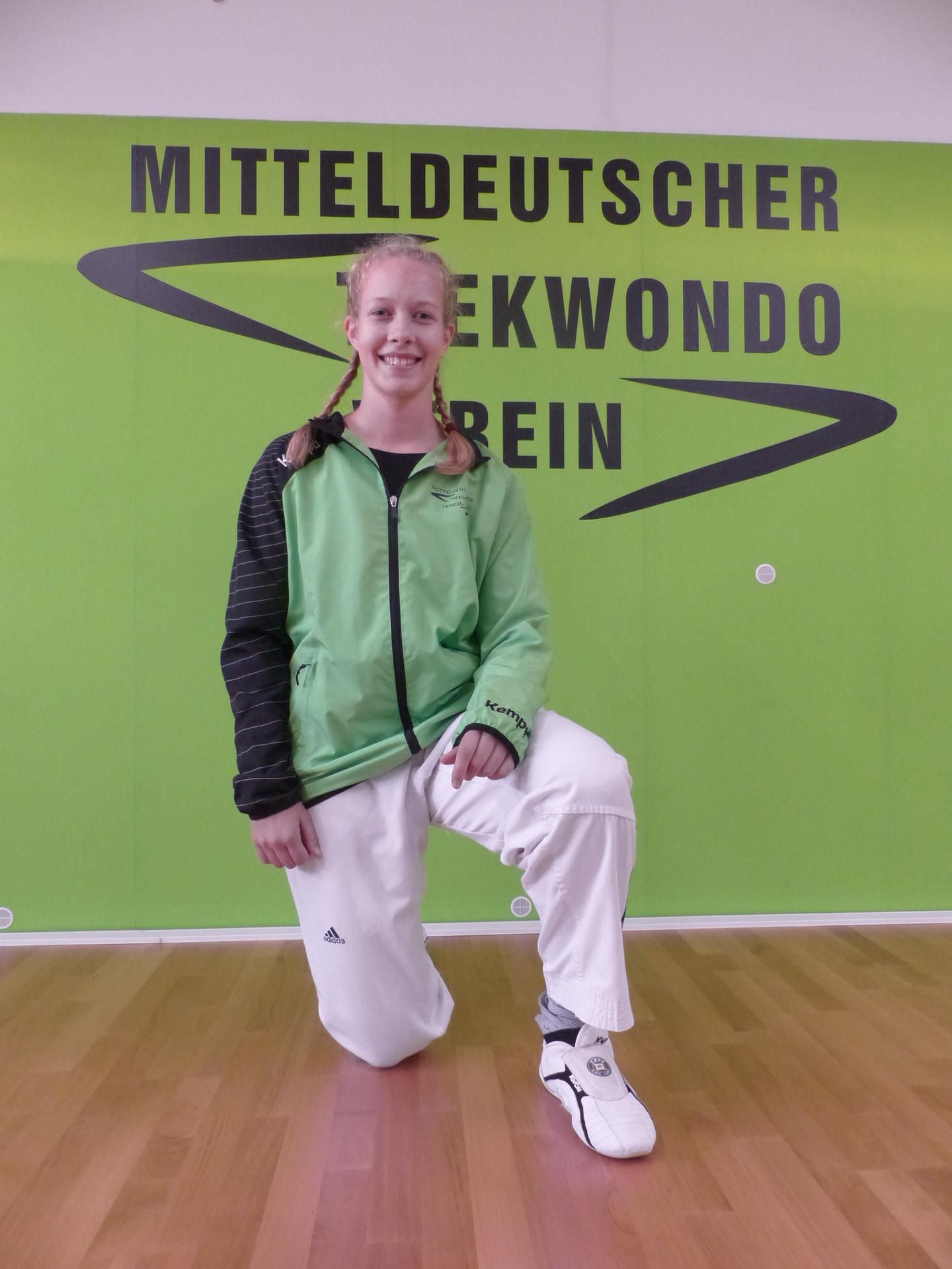 Die Deutsche Juniorenmeisterin im Taekwondo: Karla Selbmann