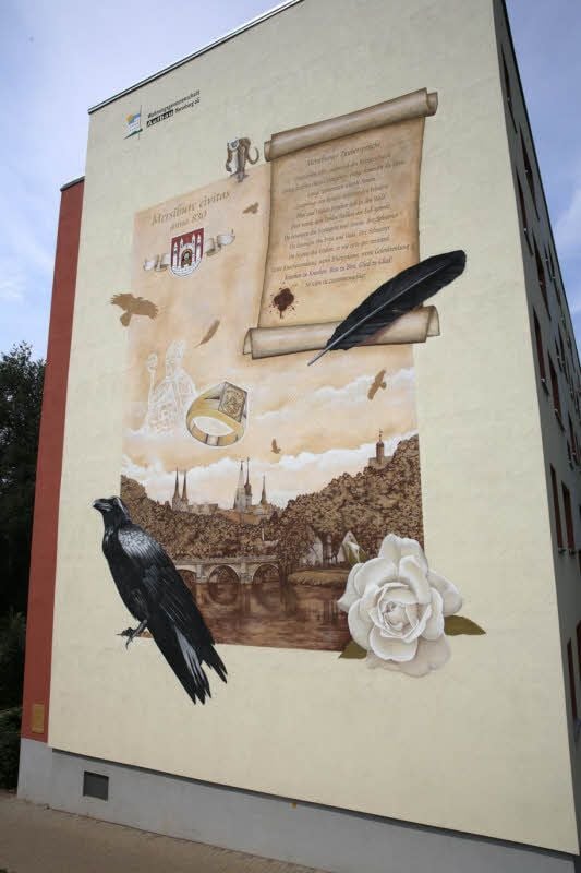 Kreativ gestaltet ist die Wohnanlage an der Unteraltenburg.