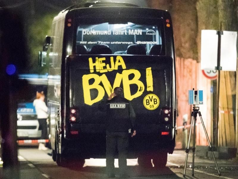 Der Bombenanschlag auf den Bus des BVB jährt sich am 11. April zum ersten Mal. Foto: Marcel Kusch