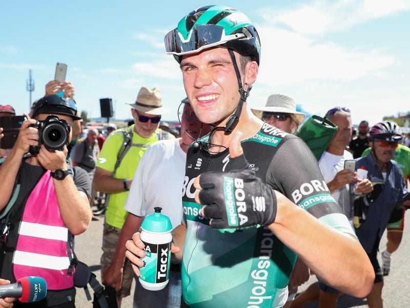 Unterschrieb unlängst für vier weitere Jahre beim Radrennstall Bora-hansgrohe: Maximilian Schachmann. Foto: Jan Woitas/dpa-Zentralbild/dpa