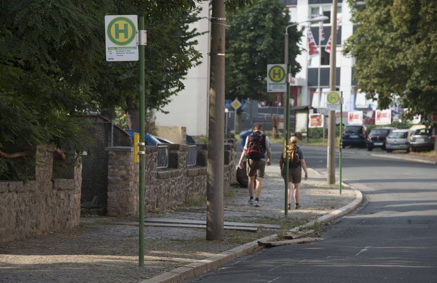 Die Steinbachstraße in Thale