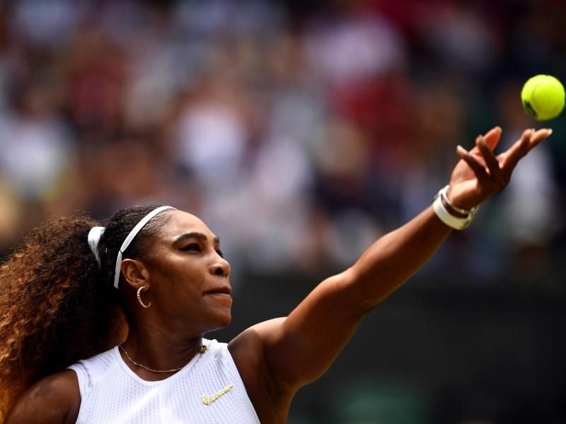 Mit einem Sieg im Halbfinale wäre Serena Williams die älteste Grand-Slam-Finalistin in der Geschichte des Profitennis seit 1968. Foto: Victoria Jones/PA Wire