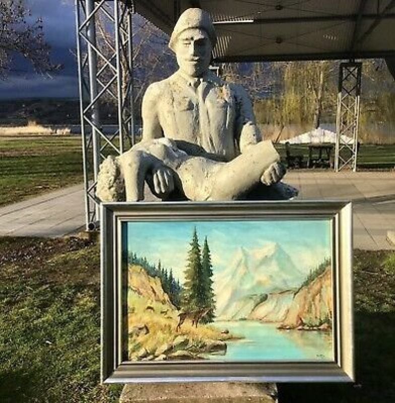 Das Gemälde vom Aseleber Künstler Otto Vogel