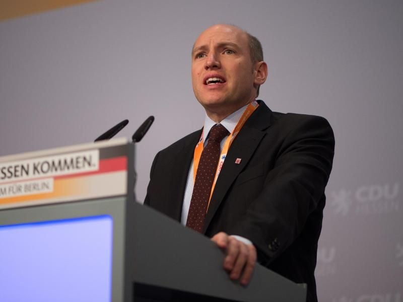 Der Generalsekretär der CDU Hessen, Manfred Pentz ist zu sehen. Foto: Swen Pförtner/Archiv
