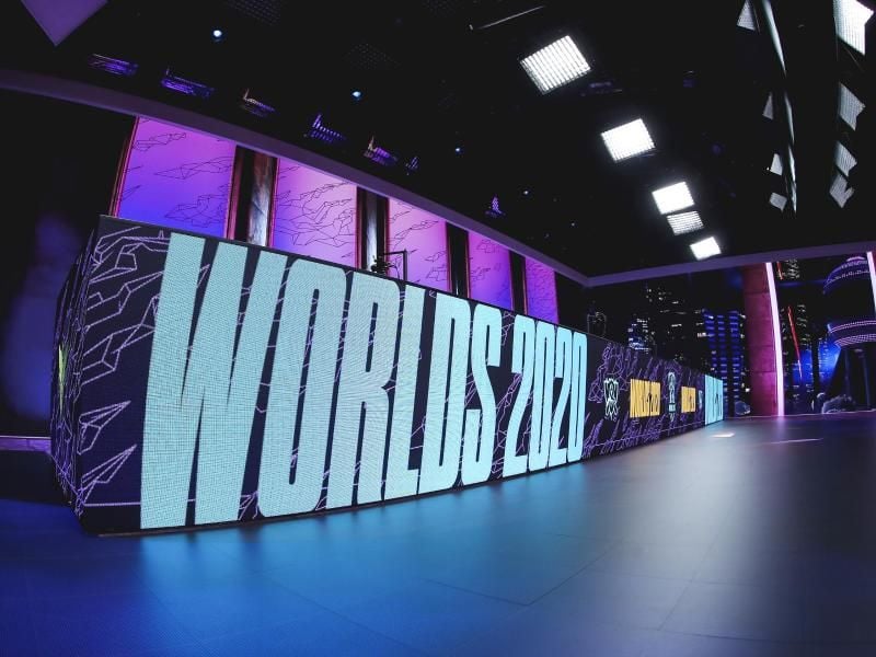 Der Ort des Geschehens: Das Worlds-Studio in Shanghai. Foto: Riot Games/dpa