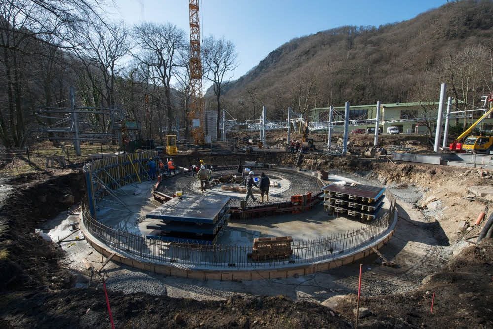 Rücken - wie vor zwei Jahren - bald wieder die Baufahrzeuge an? 2015 wurden eine Million Euro in die Spaßinsel investiert.