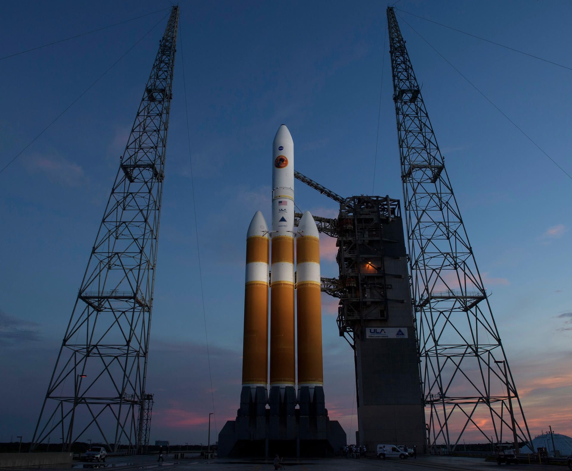 Die „Parker Solar Probe“ hob am Sonntag an Bord einer „Delta IV Heavy“-Rakete ab.