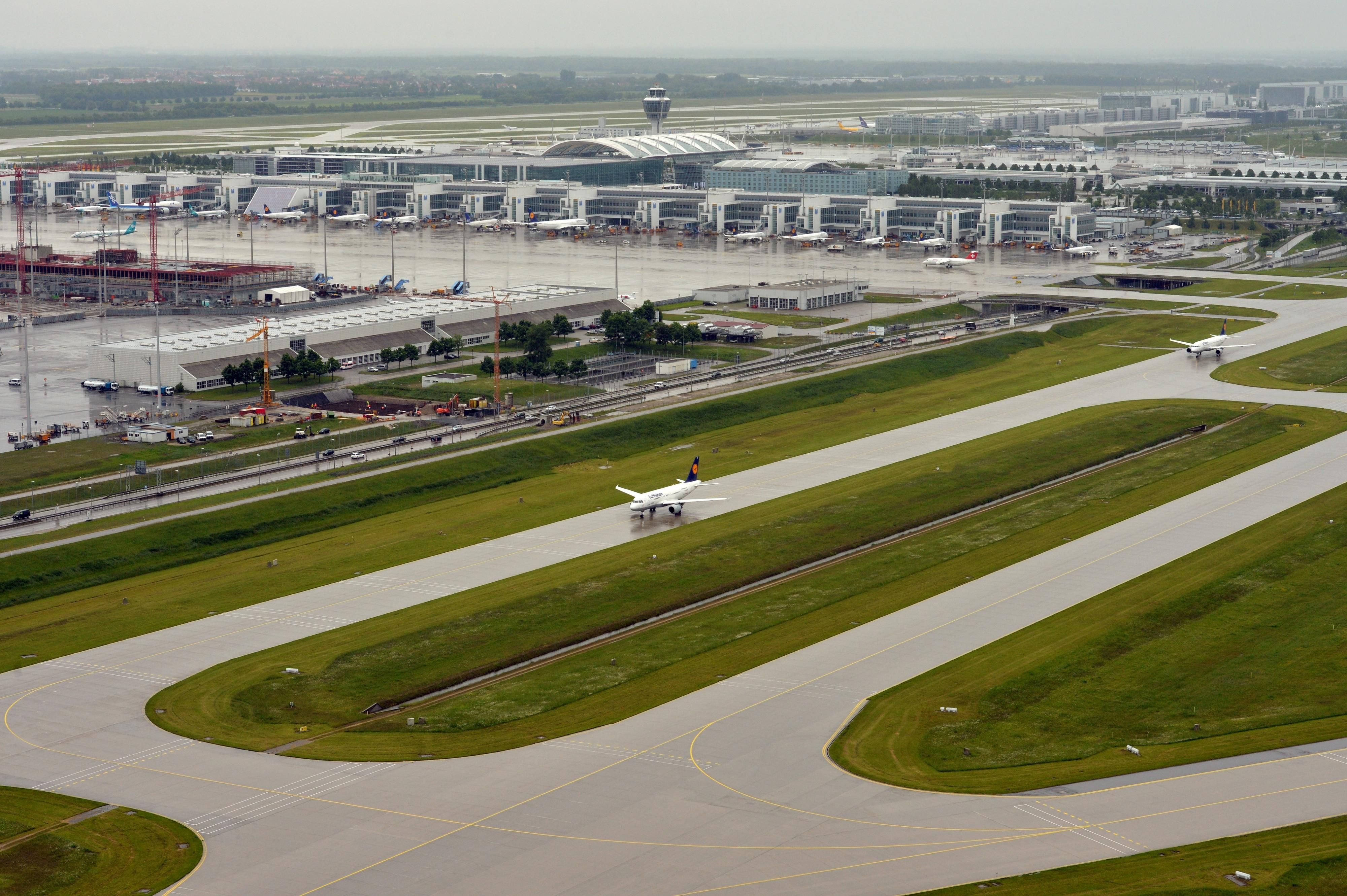 Der Flughafen in München.