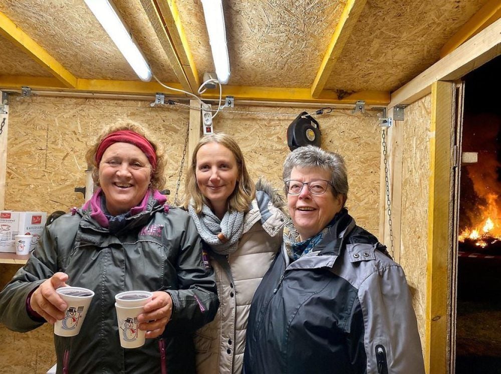 In Belleben wärmte der Glühwein von innen.