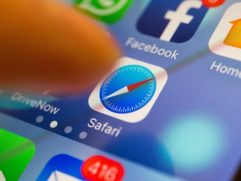 Auch auf dem iPhone kann man die Such-Historie des Safari-Browsers löschen. Foto: Andrea Warnecke