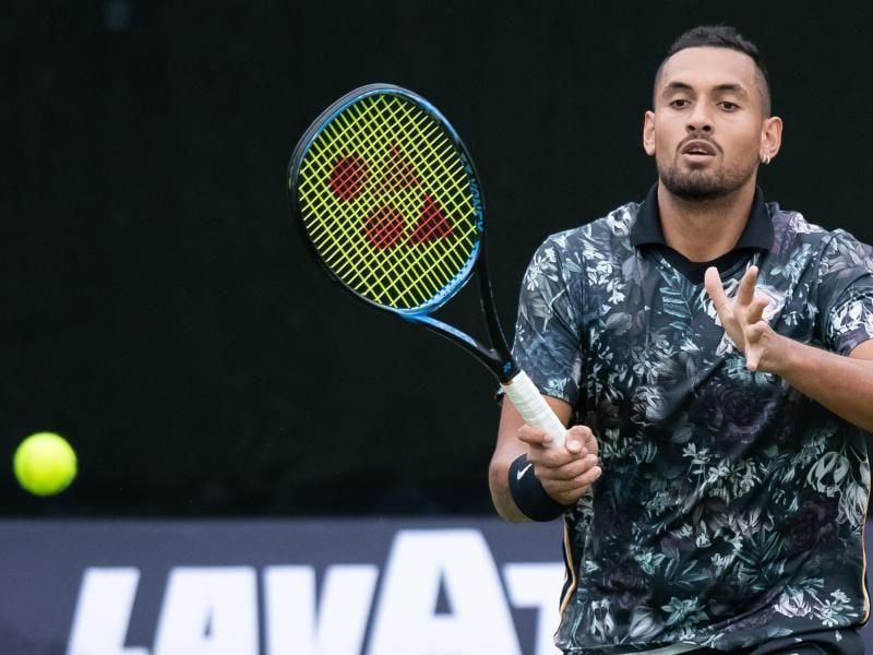 Nick Kyrgios wurde zu einer hohen Strafe verdonnert. Foto: Silas Stein