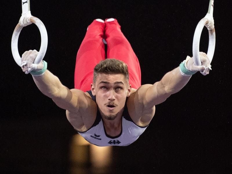 Ein Ass an den Ringen: Nick Klessing. Foto: Marijan Murat/dpa