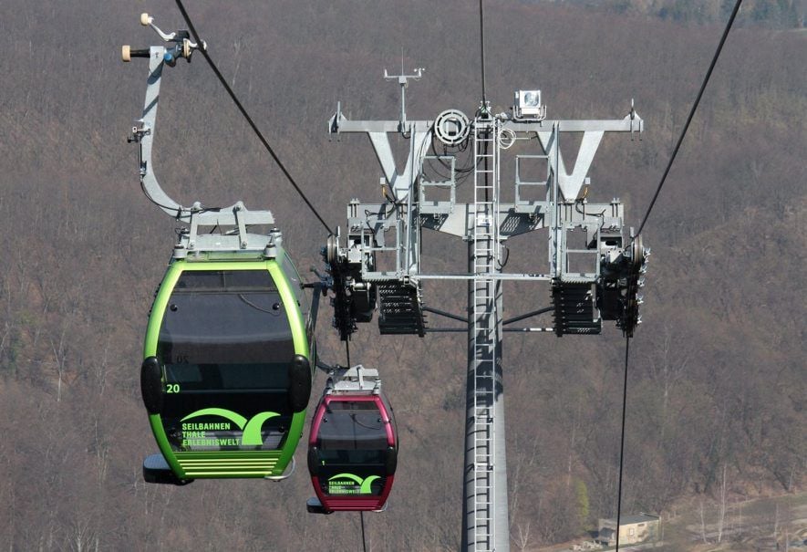 Die Kabinen der Seilbahnen Thale haben einen neuen TÜV bekommen.