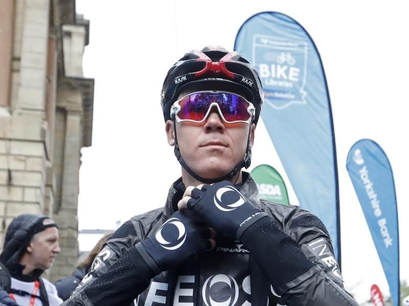 Chris Froome „würde natürlich gerne um den Gesamtsieg bei der Dauphiné kämpfen”. Foto: Martin Rickett/PA Wire