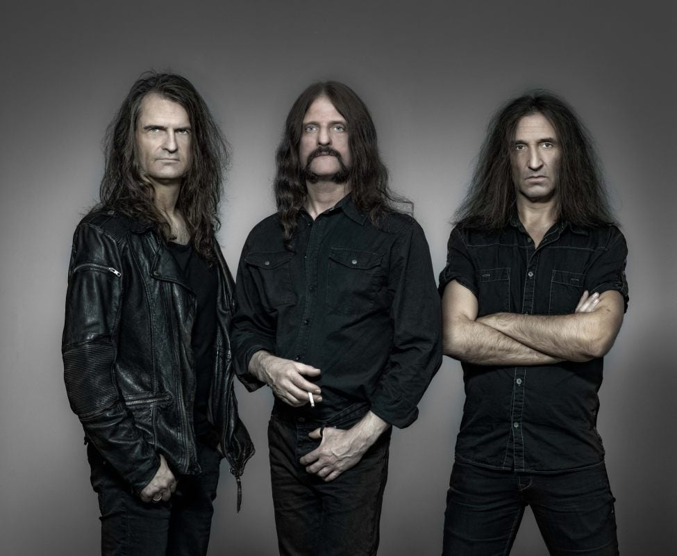 Olaf Mehl, Sven Büttner und Matthias Schimetzek-Nilius (v. l.) sind zusammen die Motörhead-Coverband „Kilminister“.