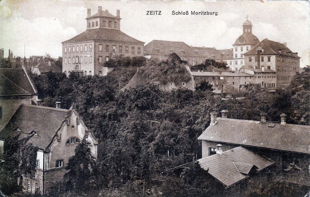 Rund um die Moritzburg kam es am 17. März 1920 zu erbitterten Kämpfen. Eine Frau und vier Soldaten starben.