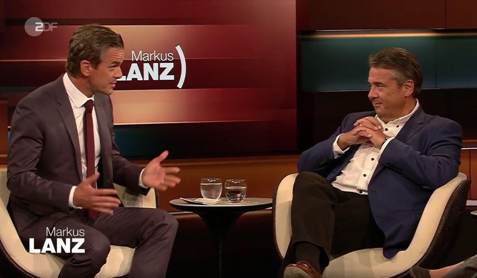 Sigmar Gabriel bei Markus Lanz